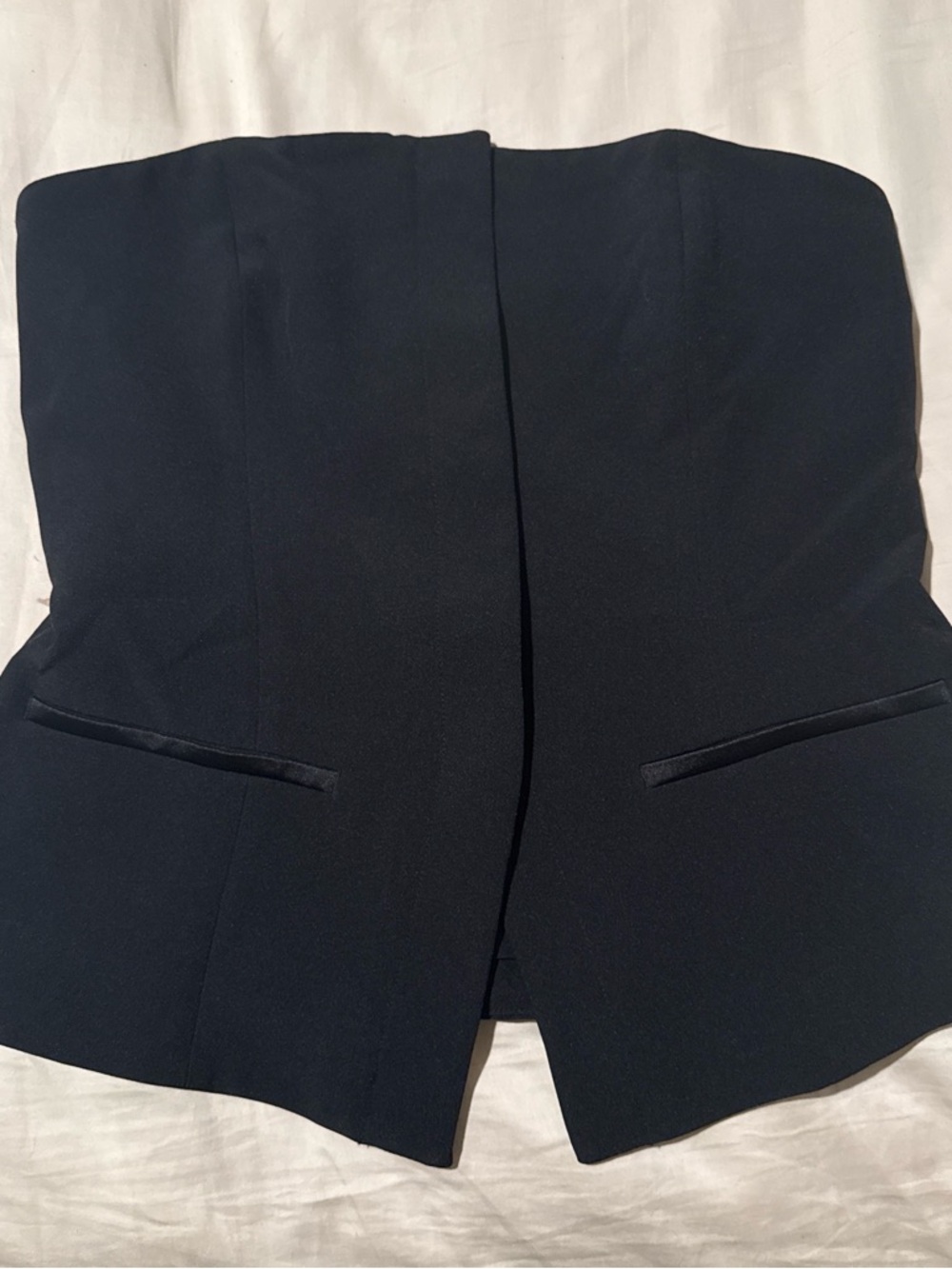 GAP Black Strapless Bustier Top